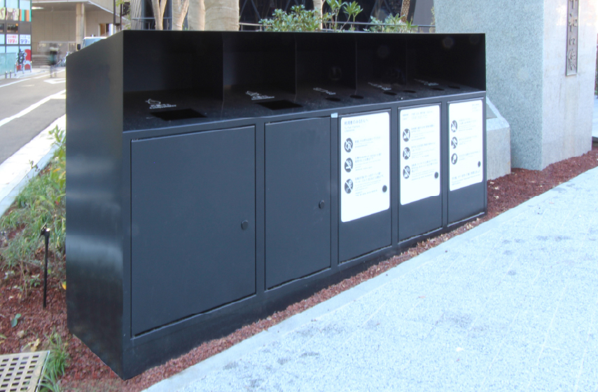 ごみ箱:ステンレス 塗装仕上