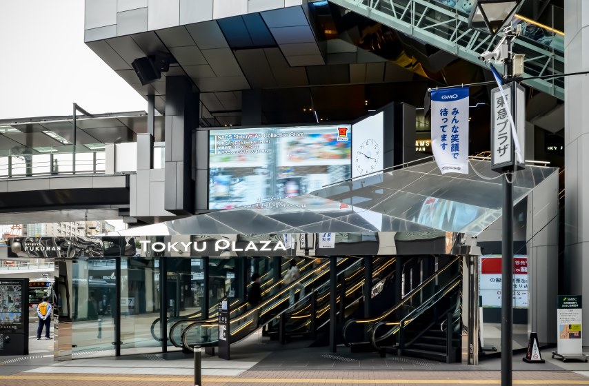 門型パネル・エスカレーター天井パネル：ステンレス ミラー仕上