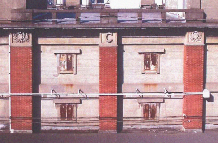 旧横浜生糸検査所附属生糸絹物専用C号倉庫1926年（大正15年）竣工（「建物調査報告書」より）