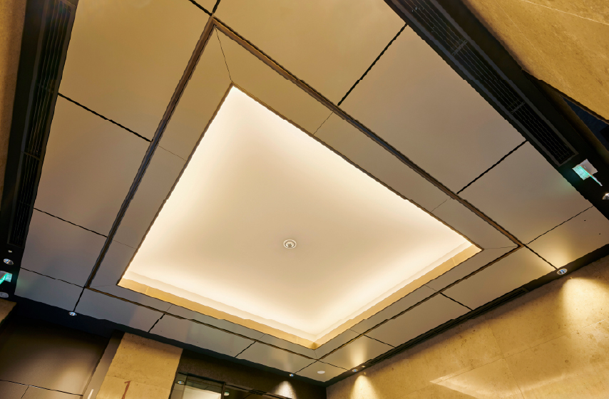 天井見切り：ステンレス 真鍮ブロンズメッキ仕上